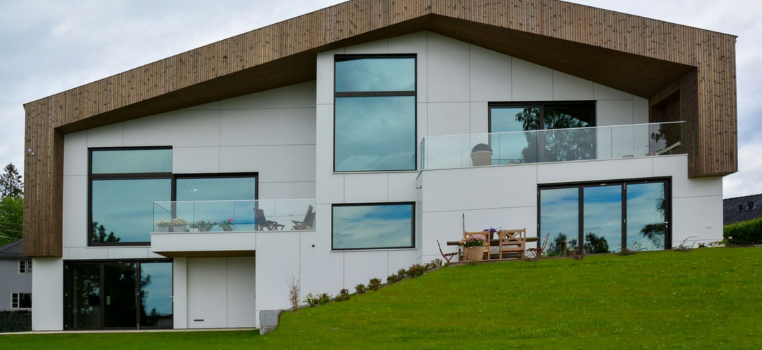 Entreprenør i Asker som jobber med arkitekttegnede boliger